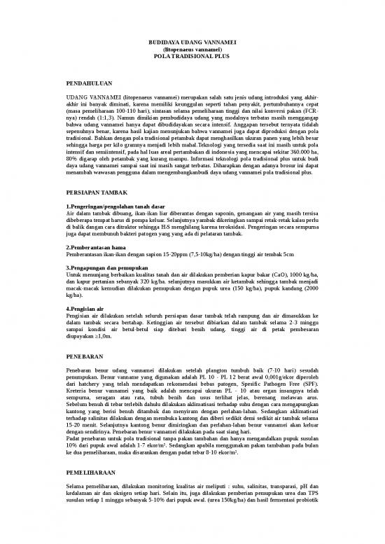 picture_Udang Vannamei Tradisional Plus | Pertanian Dan Peternakan