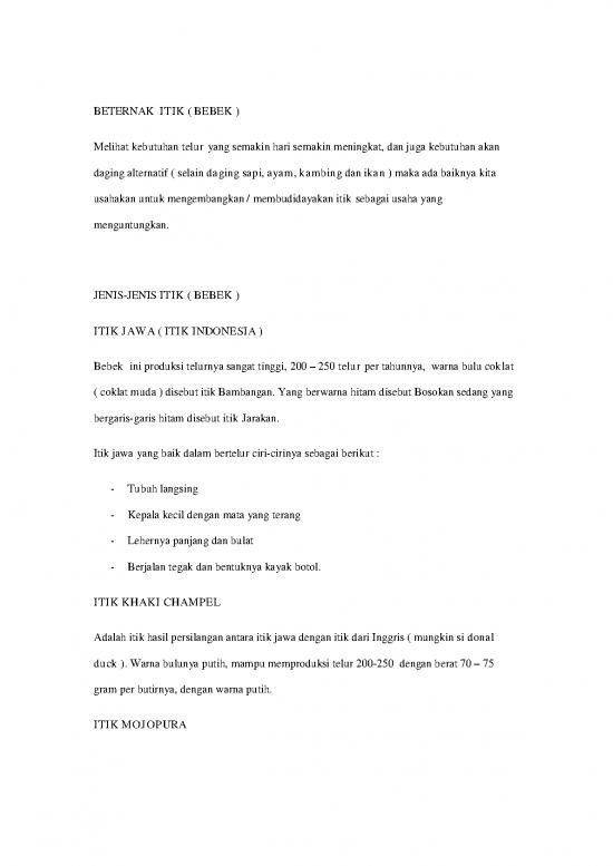 picture_Presentasi Usaha 9705 | X Jenis Jenis Itik | Pertanian Dan Peternakan