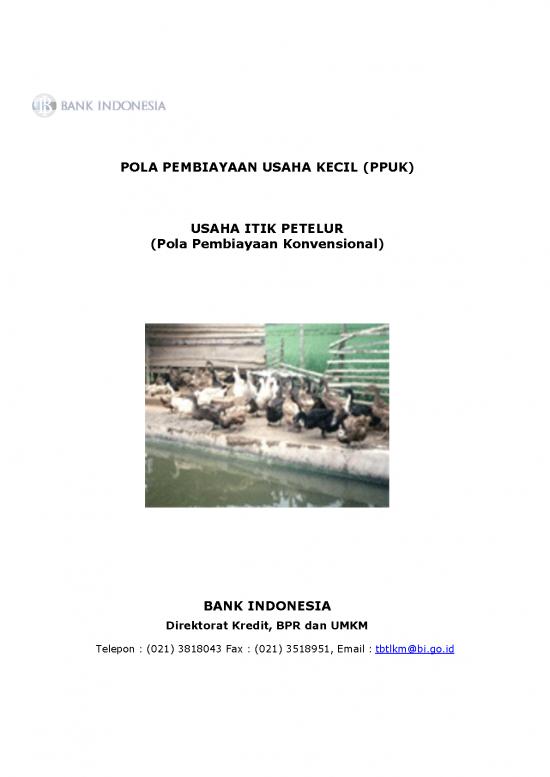 picture1_Presentasi Usaha 9713 | X Usaha Itik Petelur  Pola Pembiayaan Konvensional    Bank Indonesia | Pertanian Dan Peternakan