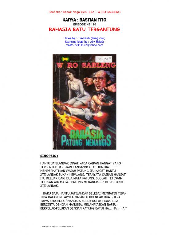 picture_Rahasia Patung Menangis | Bahasa Indonesia