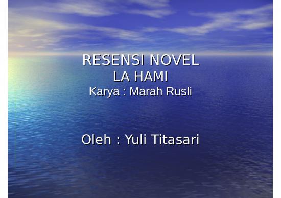 picture1_Marah Rusli   La Hami | Bahasa Indonesia
