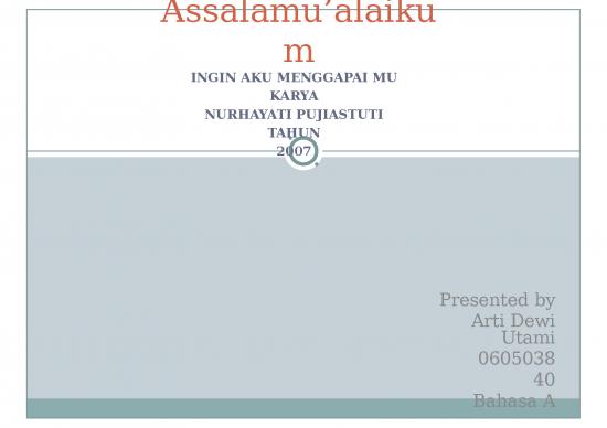 picture_Nurhayati Pujiastuti   Ingin Aku Menggapaimu Arti Dewi Utami | Bahasa Indonesia