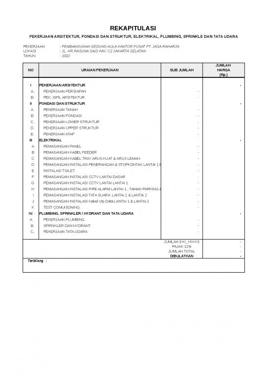 picture_Excel Sheet Download 9785 | Pembangunan Gedung Aula Kantor Pusat Pt | Sipil Dan Konstruksi