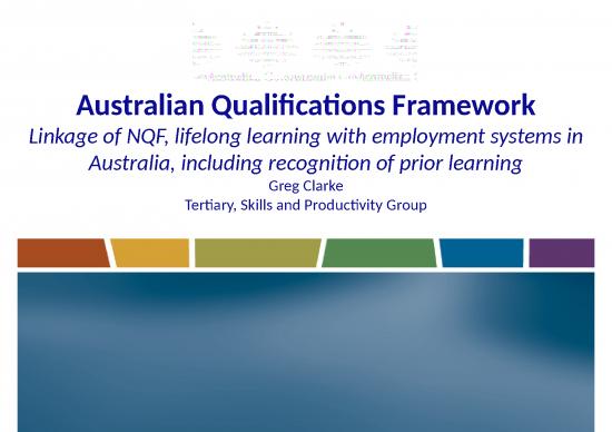 picture Business Power Point Slides 9808 | Linkage Of Nqf  Lifelong Learning With Employment Systems In Australia Including Rpl   24 Apri | Ilmu Kesehatan