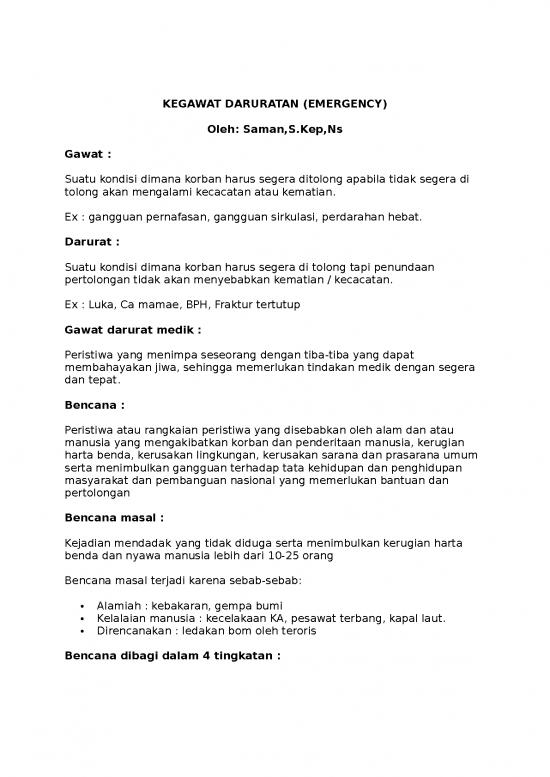 picture_Konsep Kegawat Daruratan | Ilmu Kesehatan