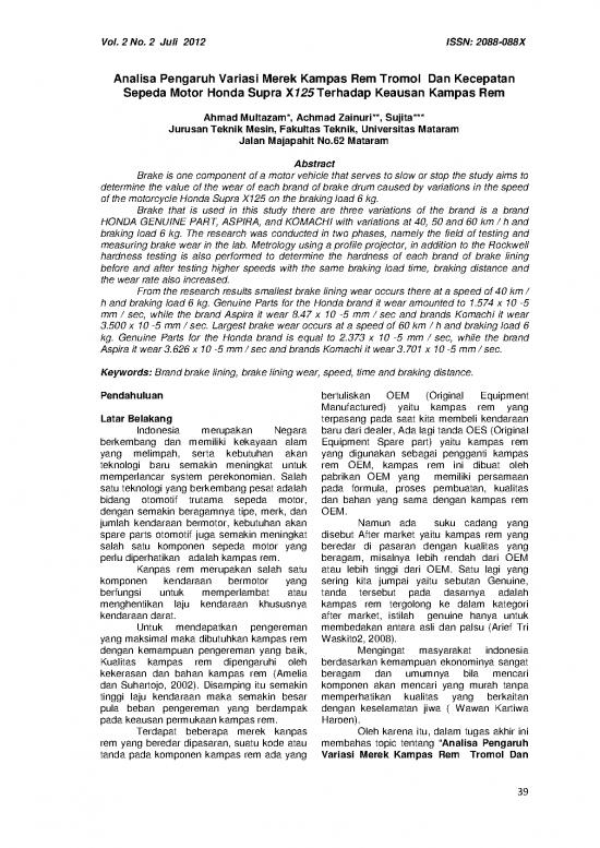 picture Teknik Mesin - Rem Tromol Id 10081 | Analisa Pengaruh Variasi Merek Kampas Rem Tromol Dan Kecepatan Sepeda Motor Honda Supra X125 Terhadap Keausan Kampas Rem(39 46) picture Teknik Mesin - Rem Tromol Id 10081 | Analisa Pengaruh Variasi Merek Kampas Rem Tromol Dan Kecepatan Sepeda Motor Honda Supra X125 Terhadap Keausan Kampas Rem(39 46)