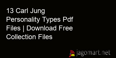picture 13 Carl Jung Personality Types Pdf Files | Download Free Collection Files
