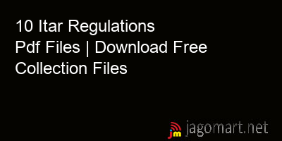 picture 10 Itar Regulations Pdf Files | Download Free Collection Files