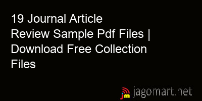 picture 19 Journal Article Review Sample Pdf Files | Download Free Collection Files