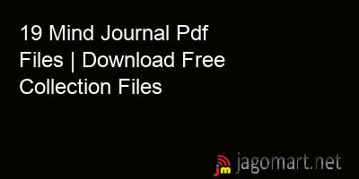 picture 19 Mind Journal Pdf Files | Download Free Collection Files