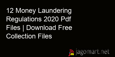 picture 12 Money Laundering Regulations 2020 Pdf Files | Download Free Collection Files