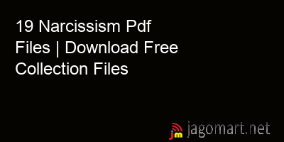 picture 19 Narcissism Pdf Files | Download Free Collection Files