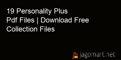 picture 19 Personality Plus Pdf Files | Download Free Collection Files
