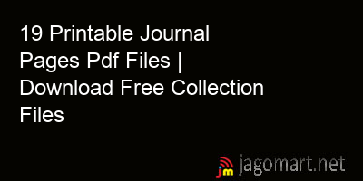 picture 19 Printable Journal Pages Pdf Files | Download Free Collection Files