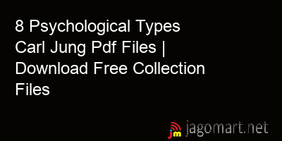 picture 8 Psychological Types Carl Jung Pdf Files | Download Free Collection Files
