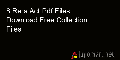 picture 8 Rera Act Pdf Files | Download Free Collection Files