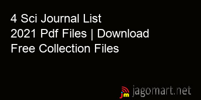 picture 4 Sci Journal List 2021 Pdf Files | Download Free Collection Files
