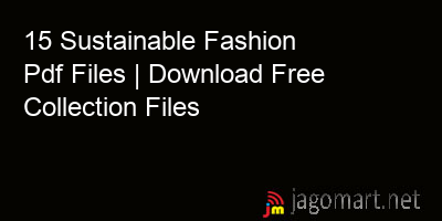 picture 15 Sustainable Fashion Pdf Files | Download Free Collection Files