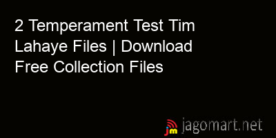 picture 2 Temperament Test Tim Lahaye Files | Download Free Collection Files