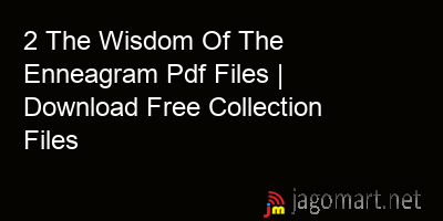 picture 2 The Wisdom Of The Enneagram Pdf Files | Download Free Collection Files