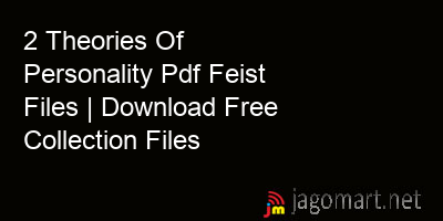 picture 2 Theories Of Personality Pdf Feist Files | Download Free Collection Files
