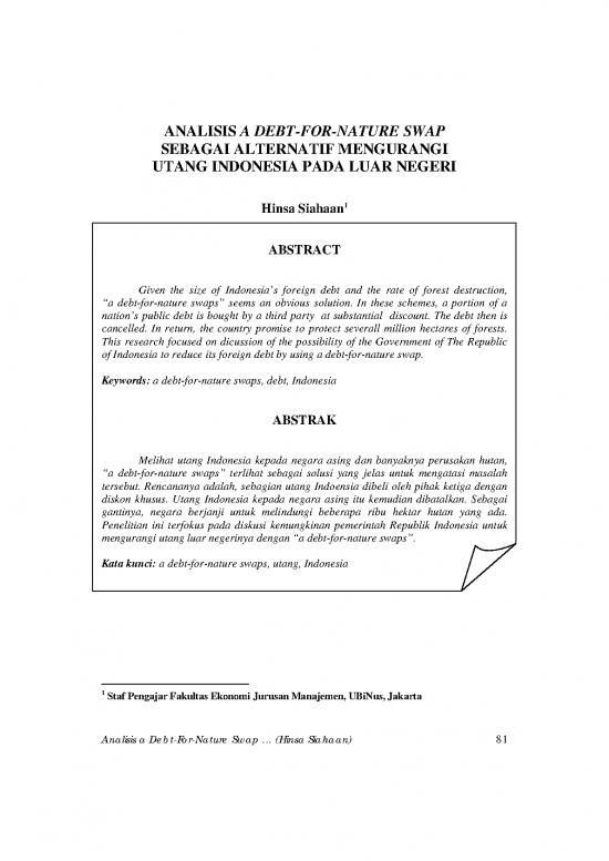 picture_Forest Pdf 97704 | 27031 Id Analisis A Debt For Nature Swap Sebagai Alternatif Mengurangi Utang Indonesia Pa