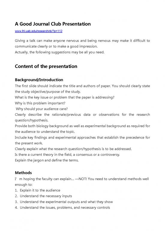 picture1_Journal Pdf 97585 | A Good Journal Club Presentation
