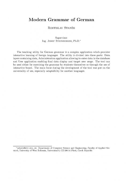 picture German Grammar Pdf 99240 | Abstract Bachelorsthesis