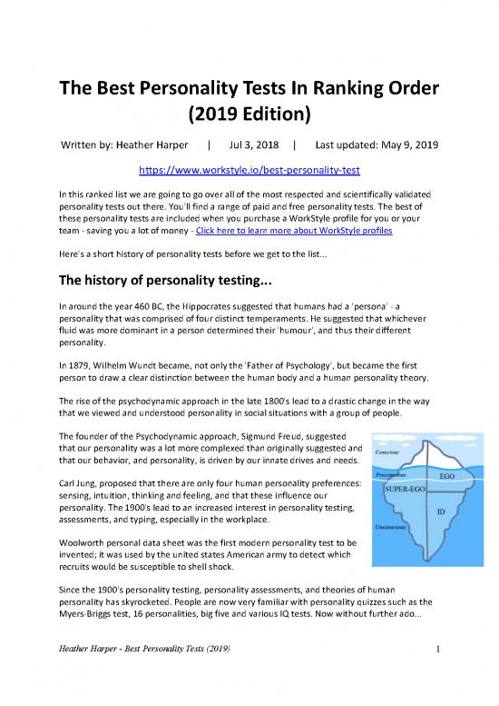 picture_Personality Pdf 97381 | Best Personality Tests 2019