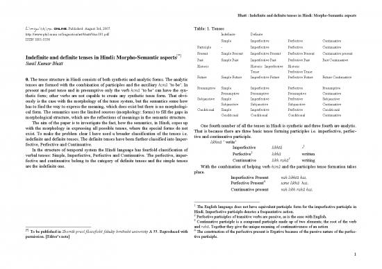 picture Hindi Tenses Pdf 99214 | Bha 001