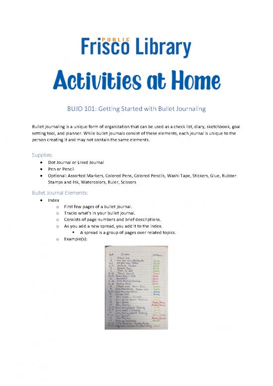 picture1_Journal Pdf 97598 | Bullet Journaling 101 Ag