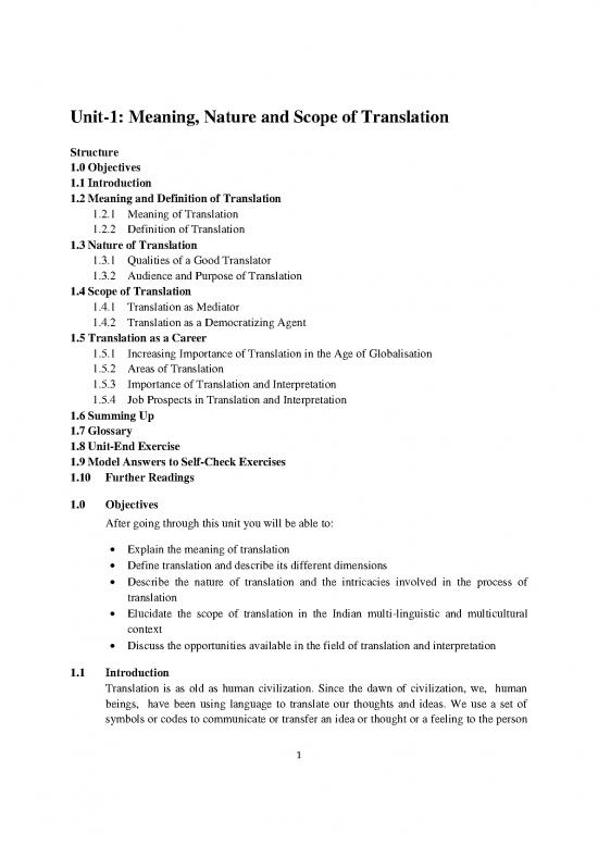 picture1_Therapeutic Exercises Pdf 98715 | Cit 01 Unit 01 Meaning, Nature And Scope Of Translation