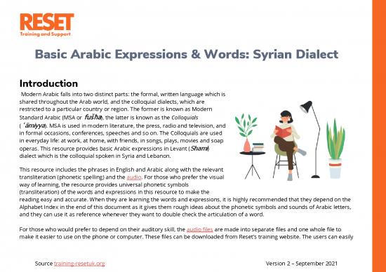 picture Language Pdf 98877 | Common Words And Phrases In Arabic