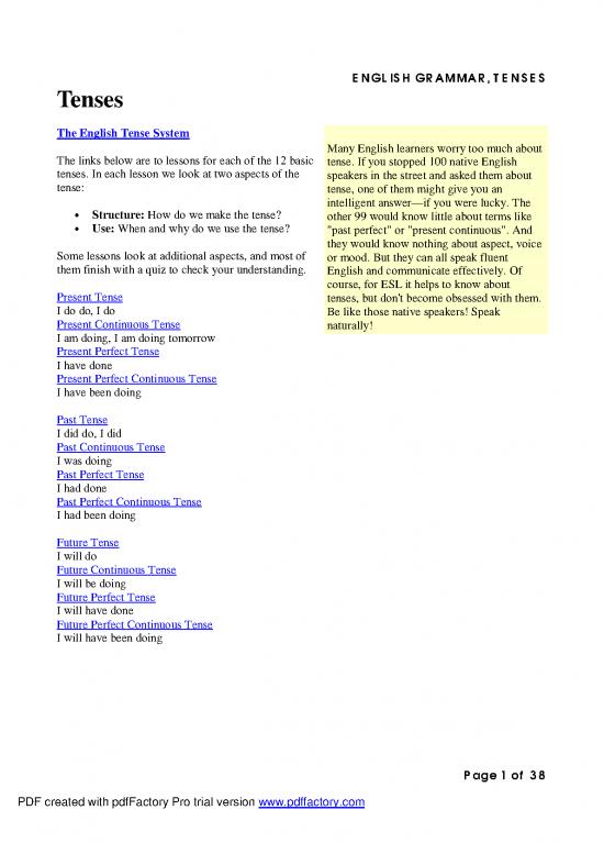 Basic Grammar In Use Pdf 98817 | English Grammar Tenses