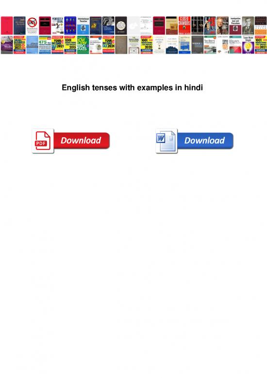 picture Language Pdf 98874 | English Tenses With Examples In Hindi Pdf