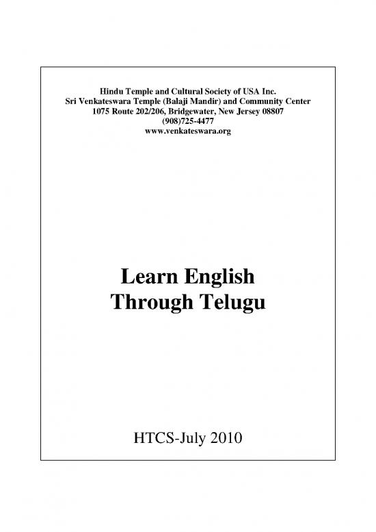 picture Spoken Hindi Book Pdf 99301 | English Through Telugu