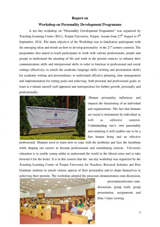 picture Personality Pdf 97326 | Final Pdp Report