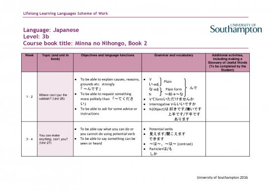 picture Language Pdf 99262 | Japanese 3b