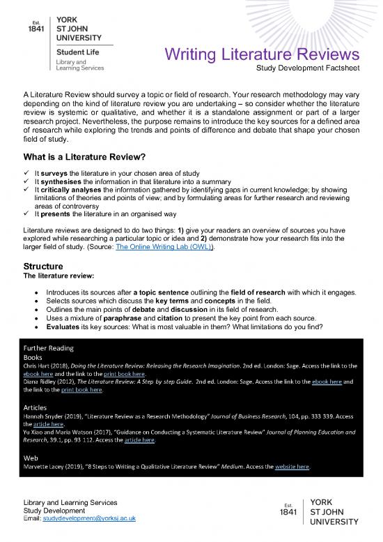 picture_Study Pdf 98221 | Literature Reviews Factsheet