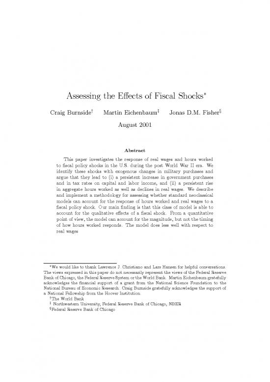 research paper on fiscal policy