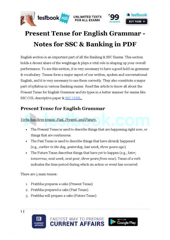 picture1_Tenses In English Grammar With Examples Pdf 98320 | Present Tense For English Grammar 1
