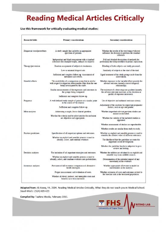 picture1_Medical Articles Pdf 98219 | Reading Medical Articles Critically