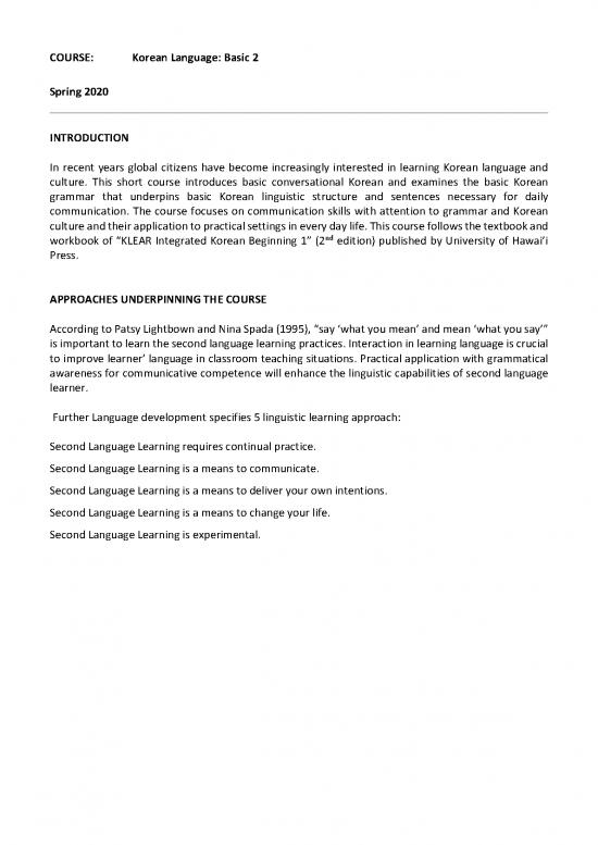 picture Language Pdf 99487 | Richmond Cirriculum Korean Language 2 Rev