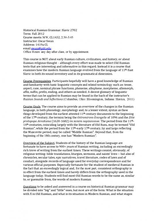 picture1_Language Pdf 99258 | Russ2702historicalrussiangrammar