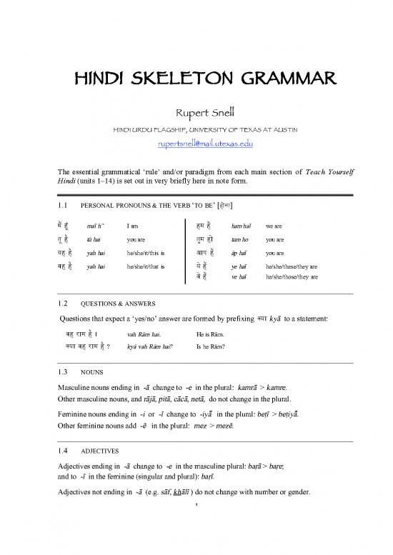 picture1_Hindi Grammar Pdf 98574 | Skeleton Grammar