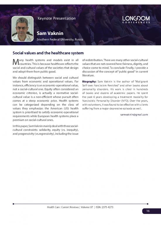 picture Personality Pdf 97402 | Social Values And The Healthcare System