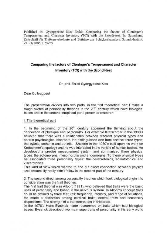 picture Personality Pdf 97319 | Szondi Tci
