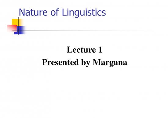 picture1_Linguistics Pdf 98849 | The Nature Of Linguistics