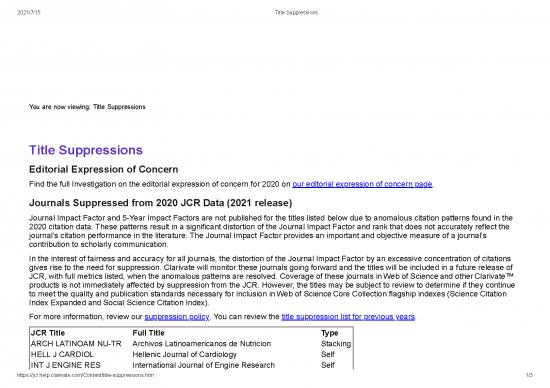 picture Journal Pdf 97612 | Title Suppressions (2021 Release)