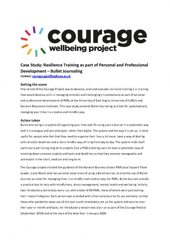 picture1_Journal Pdf 97742 | Uea Courageprojectcase Study Strand B 1   Bulletjournal V02